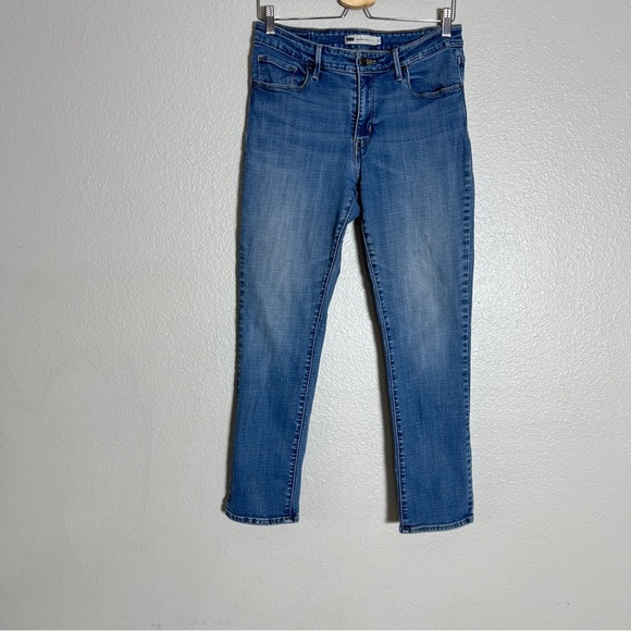 Levi’s Mid Rise Skinny Women's Blue Jeans Size 12 - Picture 1 of 9